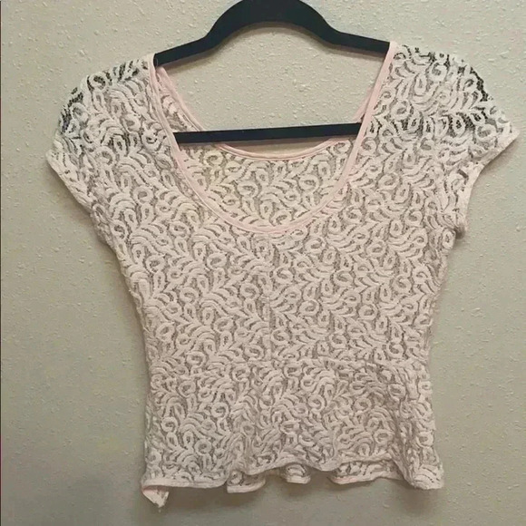 🛍 3 for $20 Women’s Peplum Lace Top - Picture 4 of 6